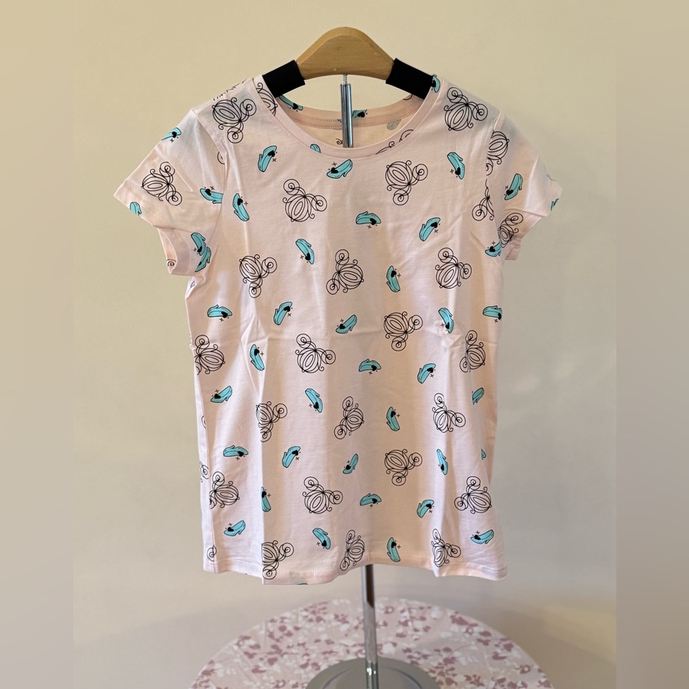 Disney Cinderella Pink Short Sleeve T-shirt